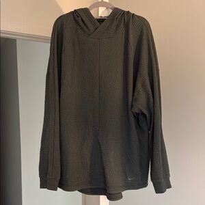 Nike Olive Green Dri-Fit Yoga Hoodie